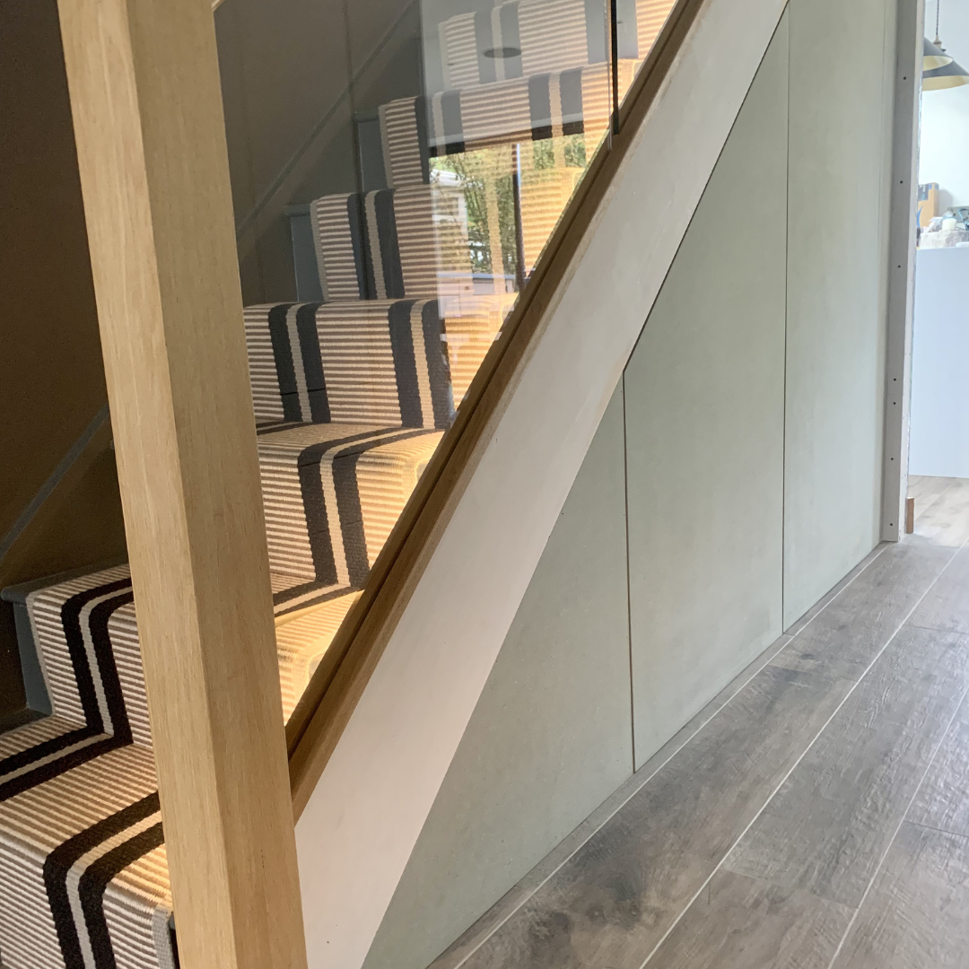 Our Work stairs